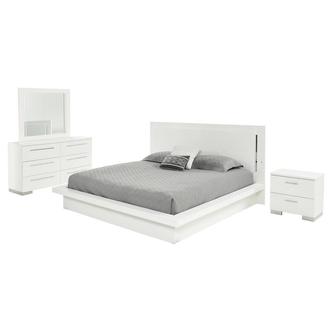 Isabel Gray 4 Piece King Bedroom Set El Dorado Furniture