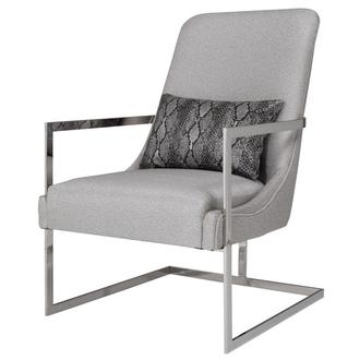 Dimitra Gray Accent Chair