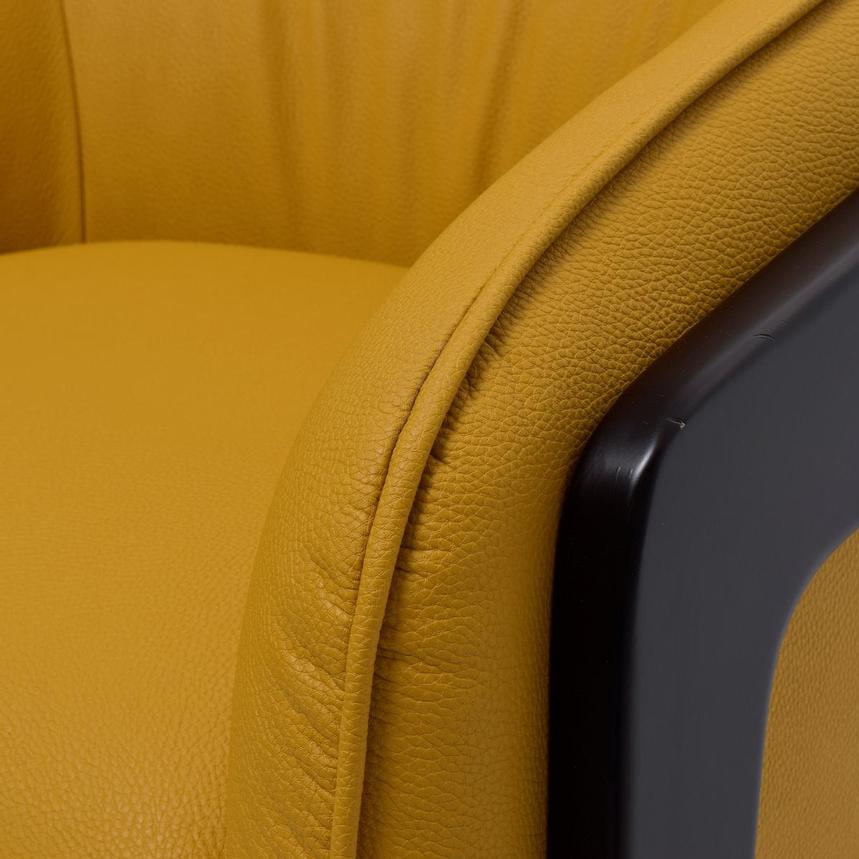Irene Yellow Accent Chair  alternate image, 7 of 9 images.