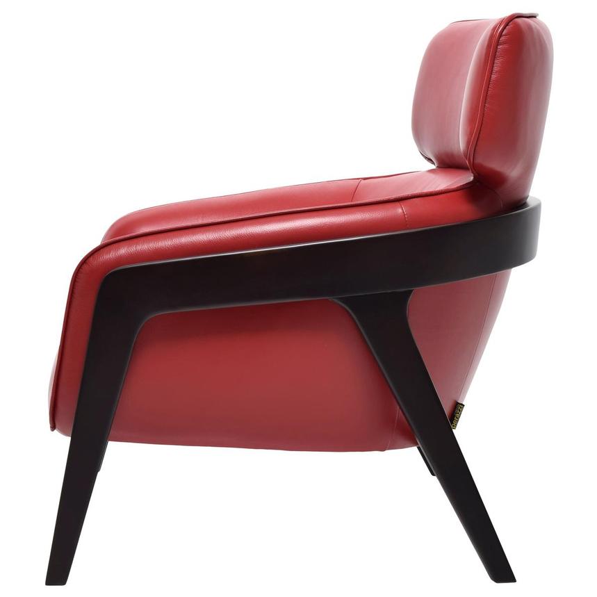 Irene Leather Accent Chair  alternate image, 3 of 8 images.