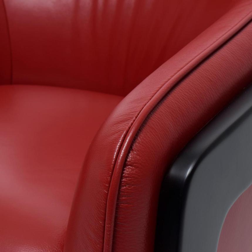 Irene Leather Accent Chair  alternate image, 6 of 8 images.