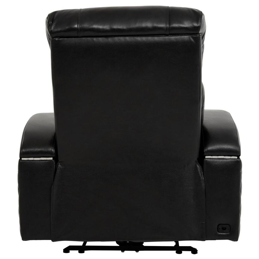 Gio Black Leather Power Recliner  alternate image, 5 of 14 images.