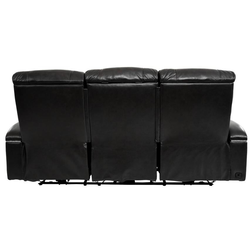 Gio Black Leather Power Reclining Sofa  alternate image, 5 of 18 images.
