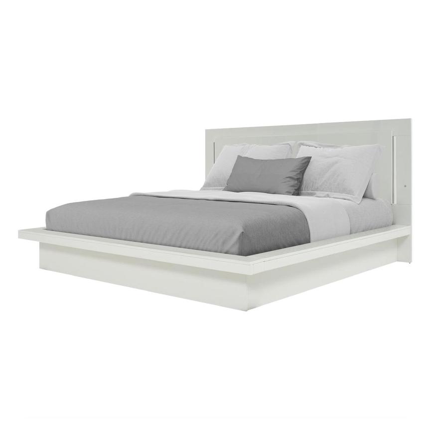 Moonstone Queen Platform Bed main image, 1 of 6 images.