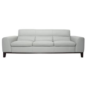 Milani Gray Leather Sofa