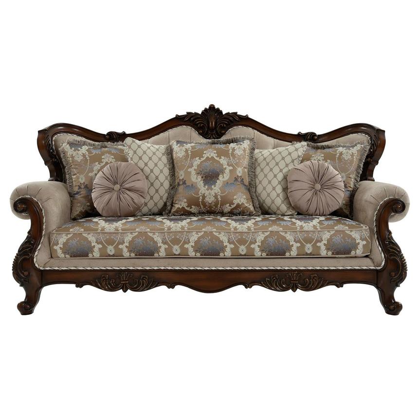 New Roma Brown Sofa  alternate image, 3 of 12 images.