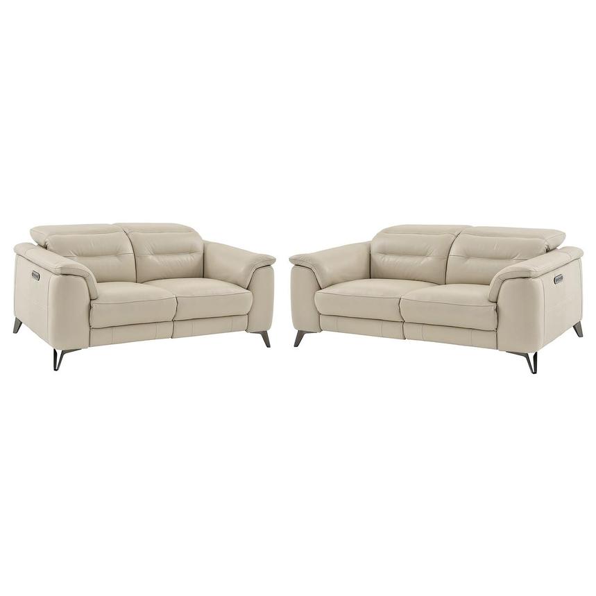 Anabel Cream 2-Piece Living Room Set  main image, 1 of 4 images.