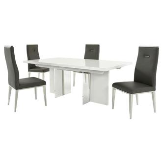 Siena/Hyde Gray 5-Piece Dining Set