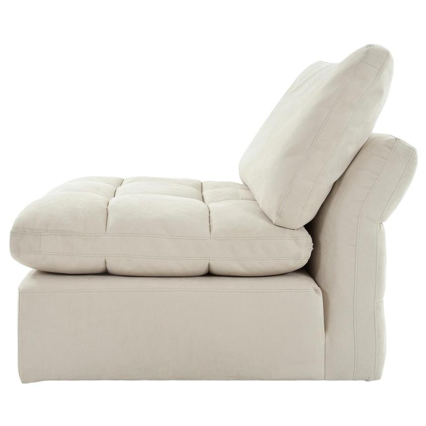 Francine Cream Armless Chair  alternate image, 3 of 6 images.