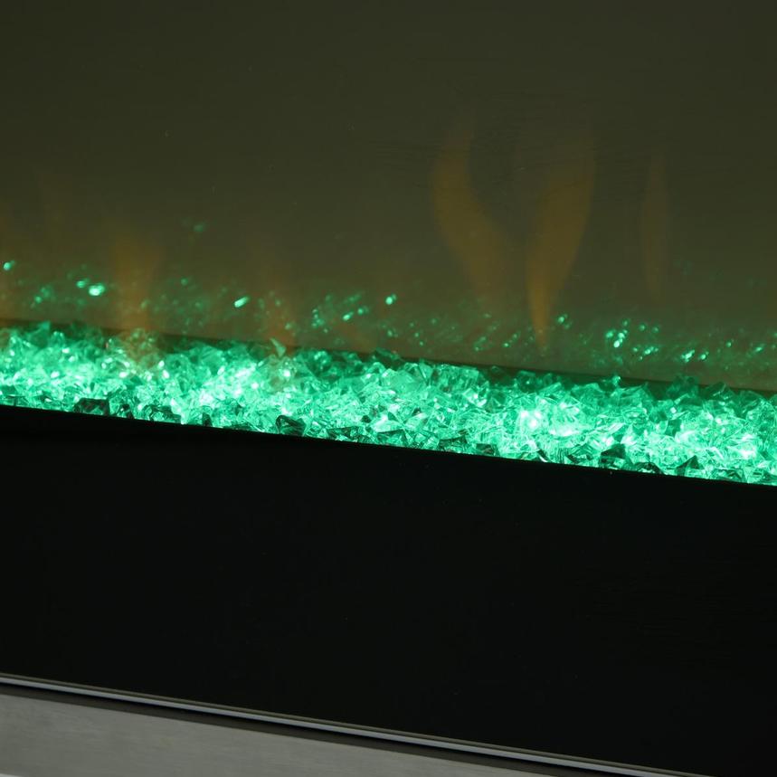 Teire White Electric Fireplace w/Cabinets  alternate image, 13 of 15 images.