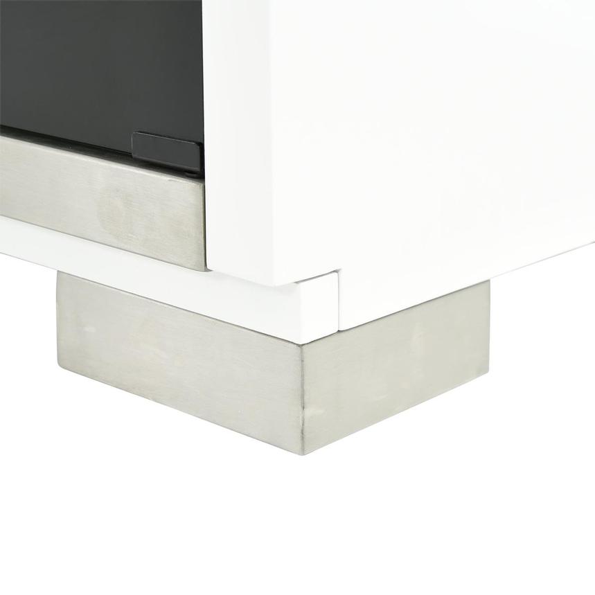 Teire White Electric Fireplace w/Cabinets  alternate image, 15 of 15 images.