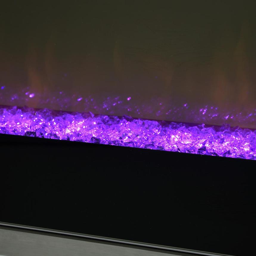 Teire White Electric Fireplace alternate image, 9 of 12 images.
