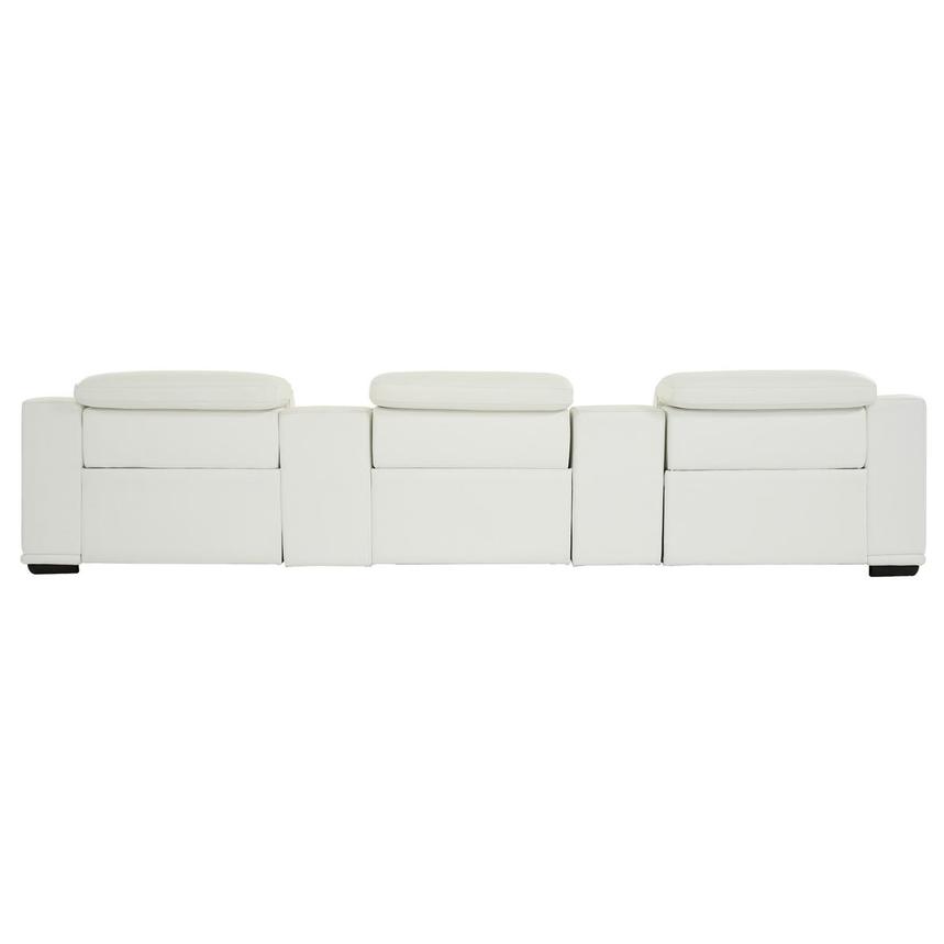 Davis 2.0 White Home Theater Leather Seating with 5PCS/3PWR  alternate image, 5 of 12 images.