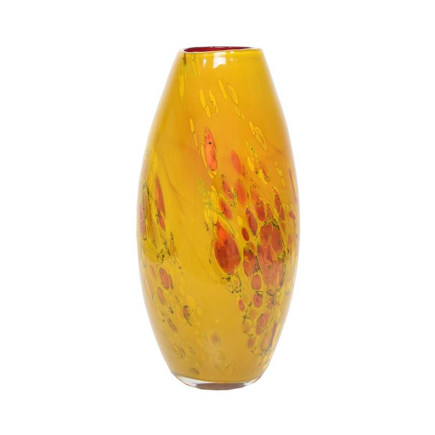 Splash Yellow Large Glass Vase  main image, 1 of 5 images.