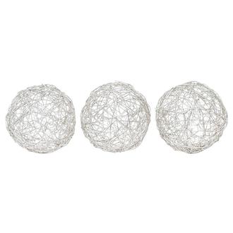 Wire II Set of 3 Spheres
