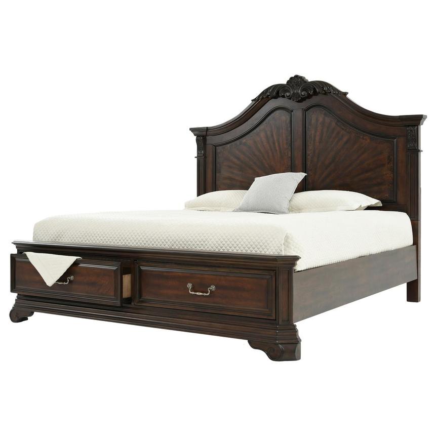 Charles King Storage Bed  alternate image, 4 of 10 images.