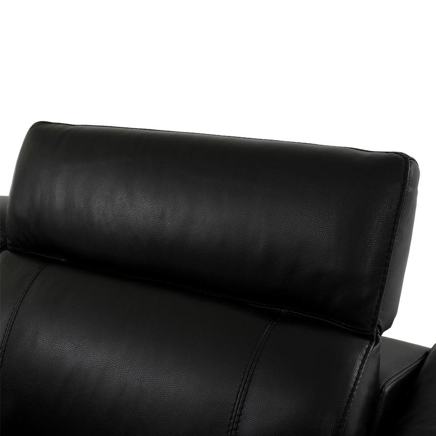 Austin Black Leather Power Reclining Sectional with 5PCS/3PWR  alternate image, 5 of 8 images.