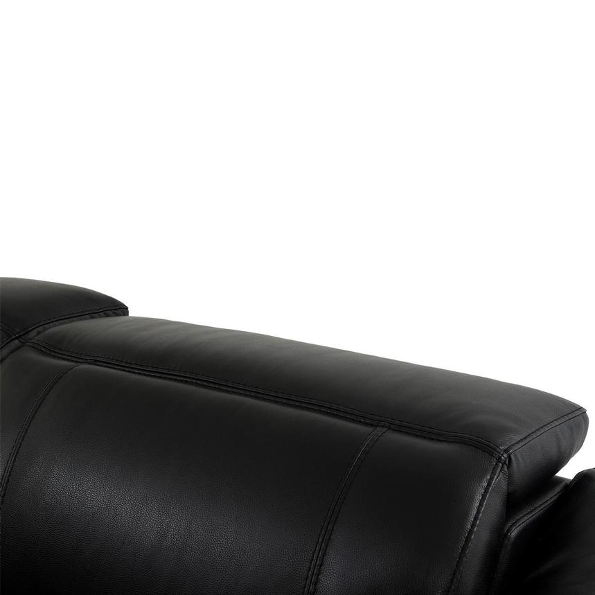 Austin Black Leather Power Reclining Sectional with 4PCS/2PWR  alternate image, 6 of 8 images.
