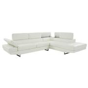 Tahoe White Corner Sofa w/Right Chaise  alternate image, 2 of 14 images.