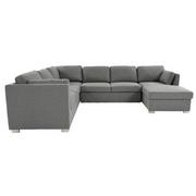 Vivian Sectional Sleeper Sofa w/Right Chaise  alternate image, 4 of 11 images.