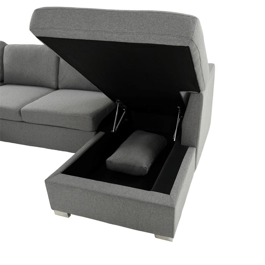 Vivian Sectional Sleeper Sofa w/Right Chaise alternate image, 8 of 11 images.