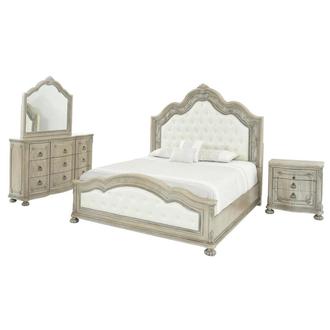Granada Cream 4-Piece Queen Bedroom Set
