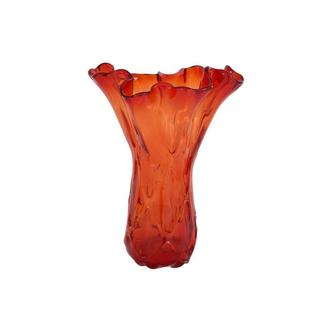 Mahle Red Glass Vase