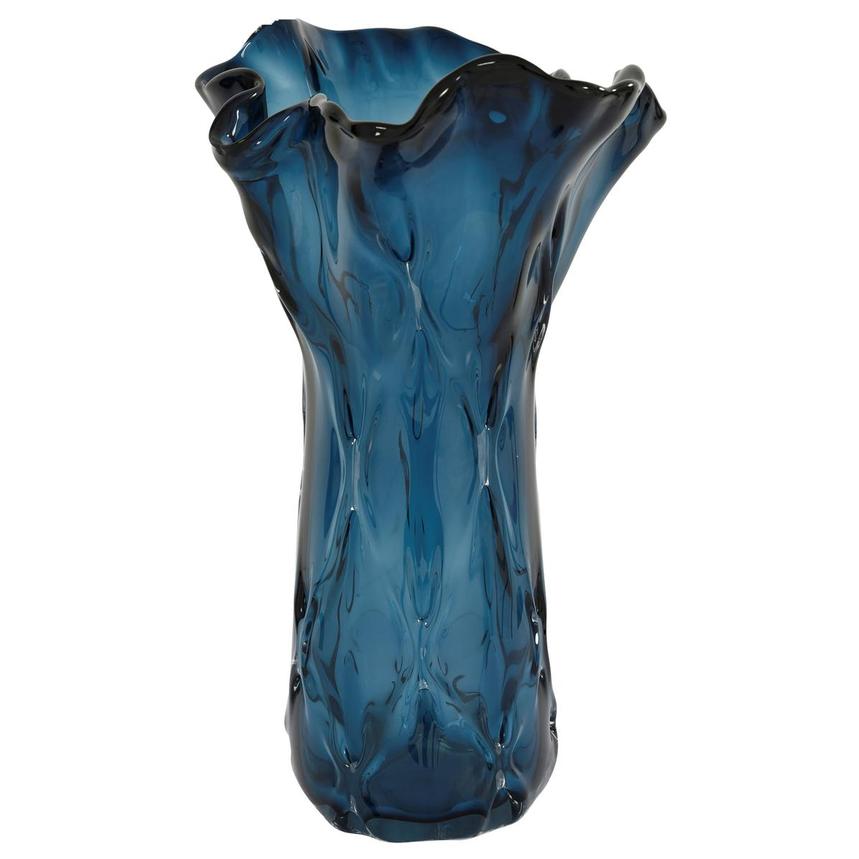 Mahle Blue Glass Vase alternate image, 3 of 5 images.