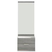 Iris Nightstand w/Mirror  main image, 1 of 8 images.