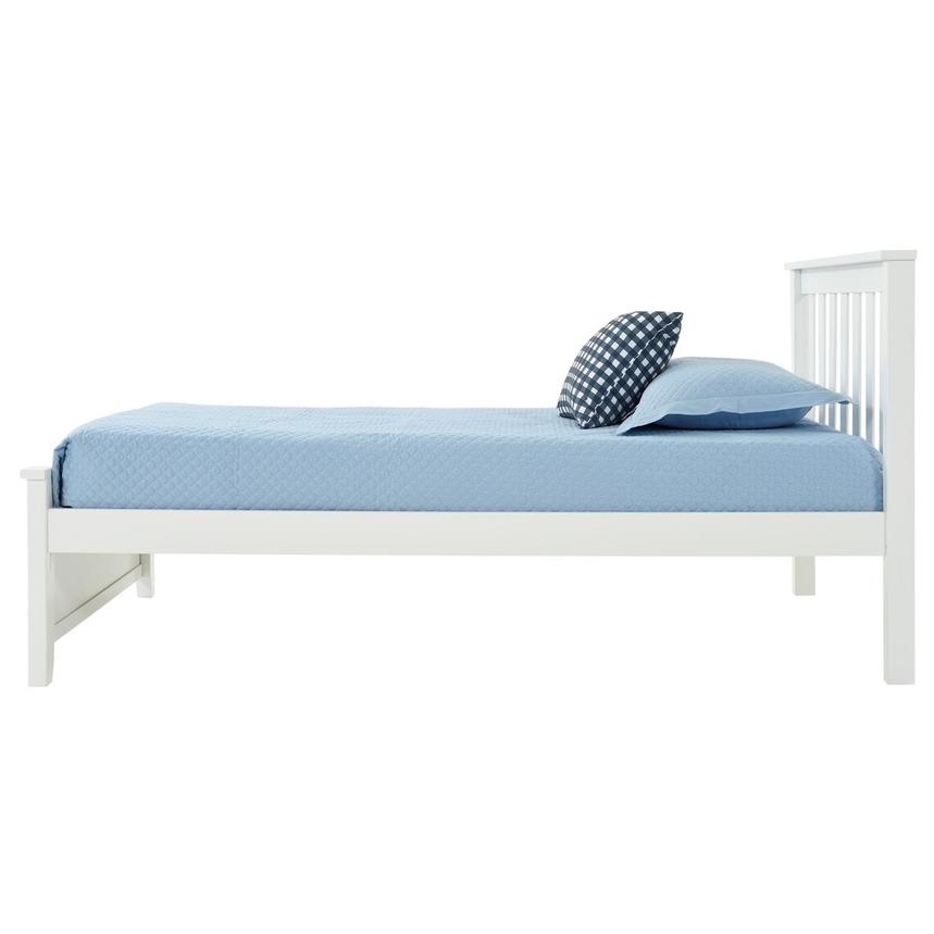 Haus White Twin Panel Bed | El Dorado Furniture