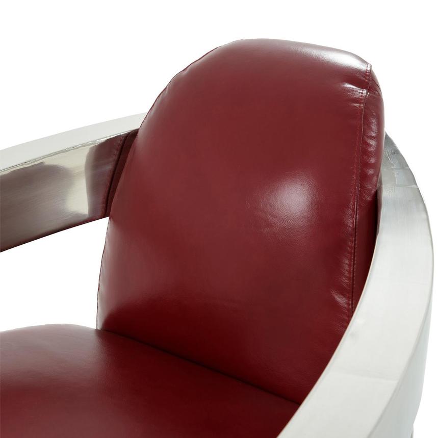 Aviator II Red Accent Chair  alternate image, 6 of 8 images.