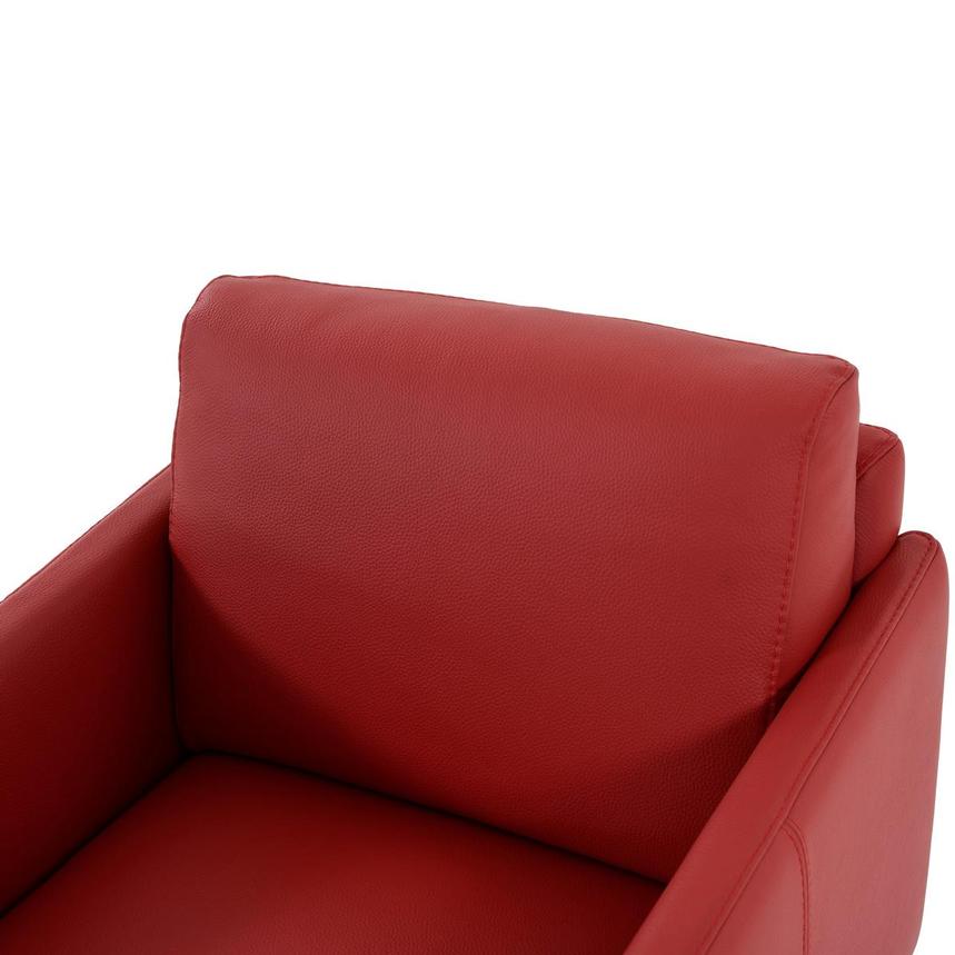 Coco Red Leather Accent Chair  alternate image, 5 of 8 images.