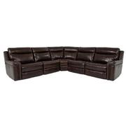 Billy Joe Leather Power Reclining Sectional with 5PCS/3PWR  alternate image, 2 of 10 images.