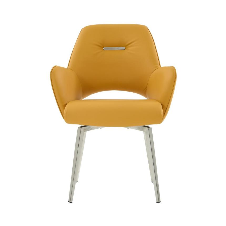 Finley Yellow Swivel Side Chair  main image, 1 of 6 images.