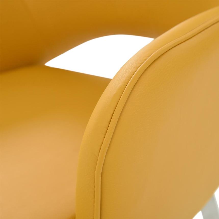 Finley Yellow Swivel Side Chair  alternate image, 6 of 6 images.