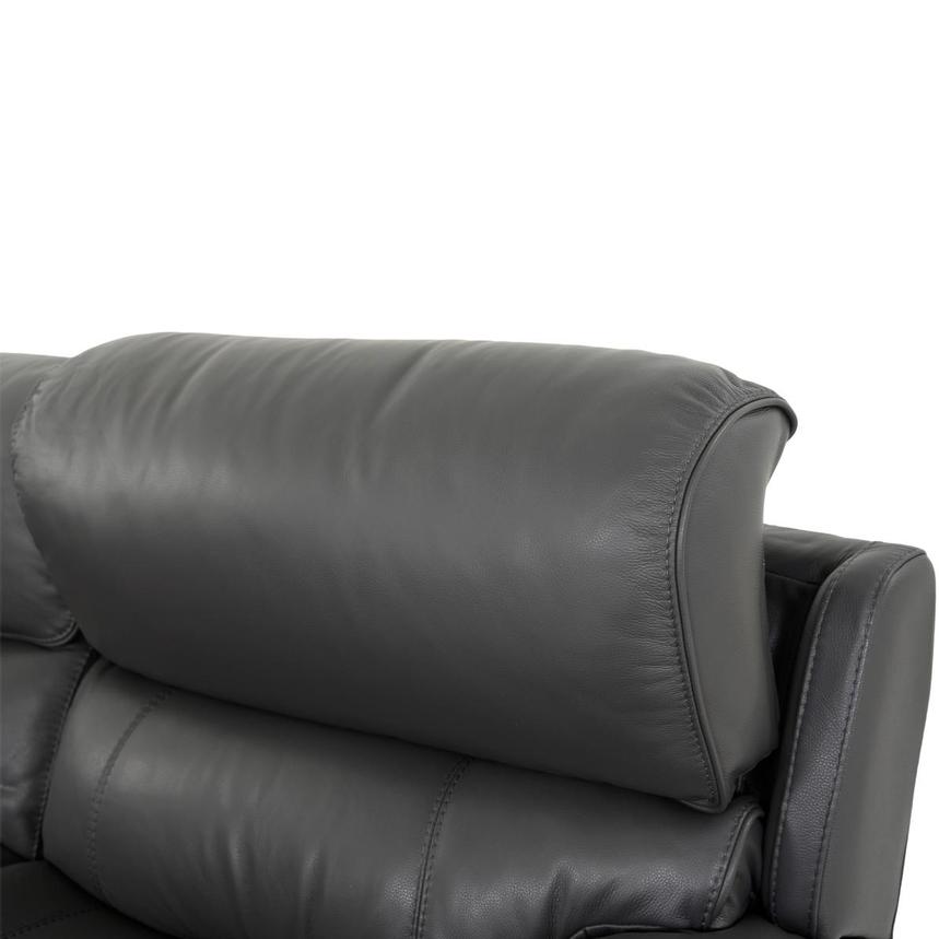 Cody Gray Leather Power Reclining Sectional with 6PCS/3PWR  alternate image, 5 of 10 images.