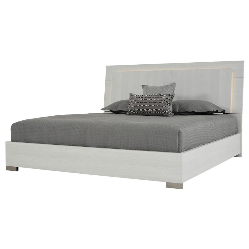 Tivo White King Panel Bed El Dorado Furniture