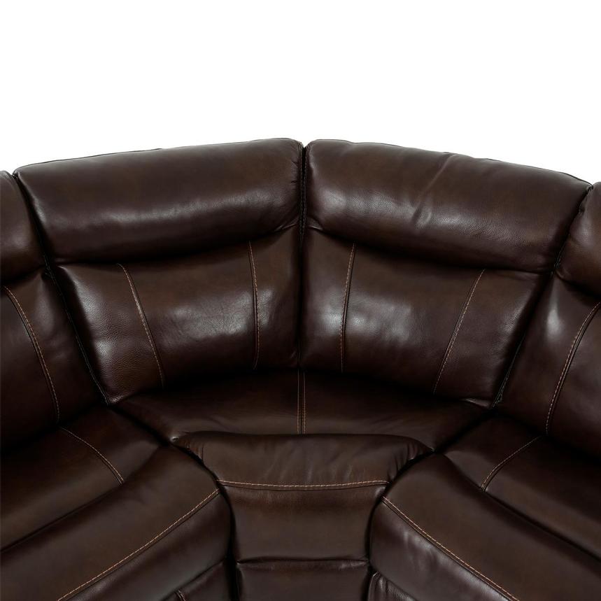 Billy Joe Leather Power Reclining Sectional with 6PCS/3PWR  alternate image, 8 of 12 images.