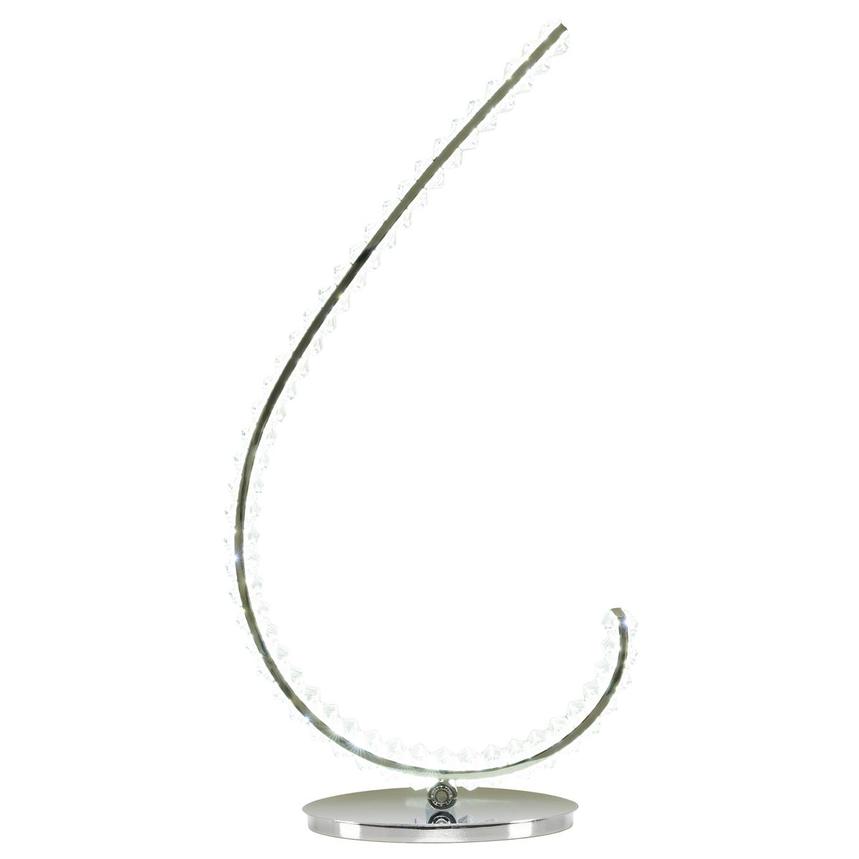 Curve Silver Right Table Lamp  alternate image, 3 of 11 images.
