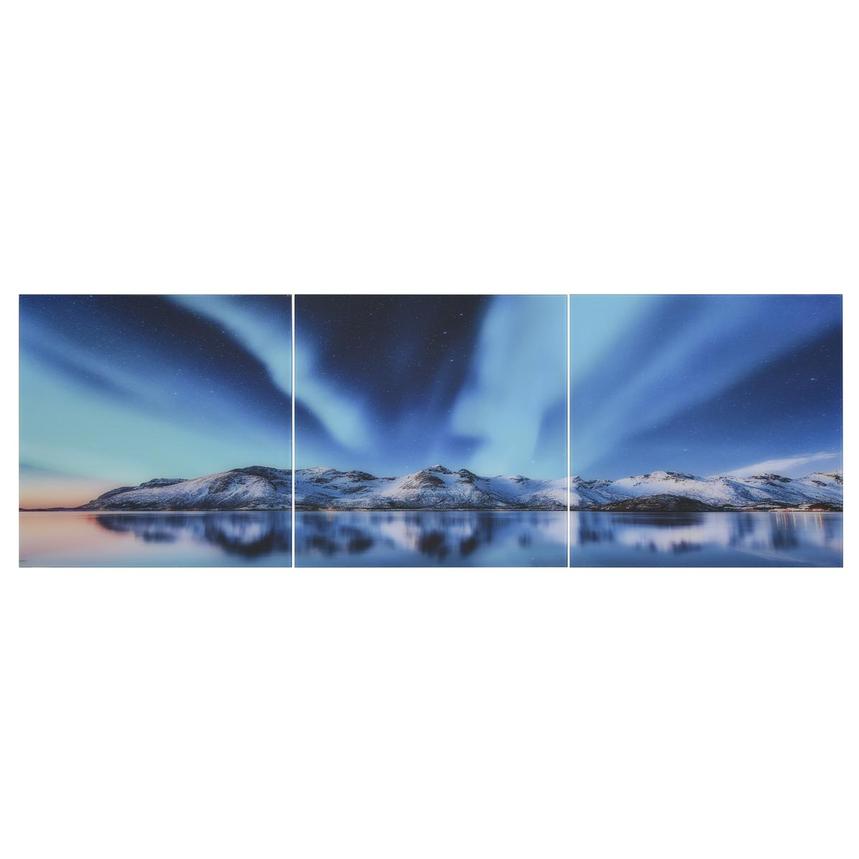 Northern Lights Set of 3 Acrylic Wall Art main image, 1 of 3 images.