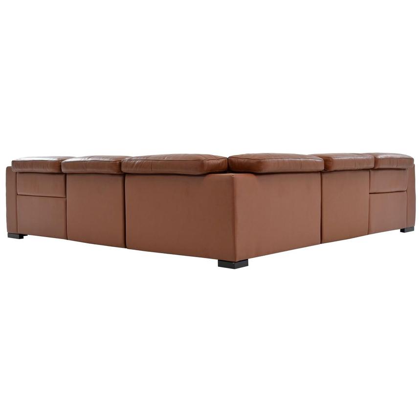 Gian Marco Tan Leather Power Reclining Sectional with 5PCS/2PWR  alternate image, 4 of 7 images.