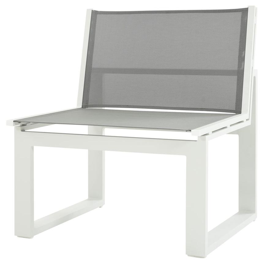 Alu'/Sling Gray Armless Chair  main image, 1 of 7 images.