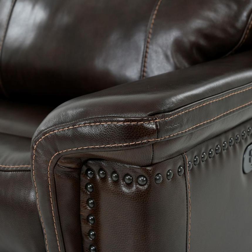 Billy Joe Leather Power Reclining Sectional with 5PCS/2PWR  alternate image, 8 of 9 images.