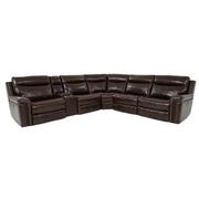 Billy Joe Leather Power Reclining Sectional with 6PCS/2PWR  main image, 1 of 11 images.