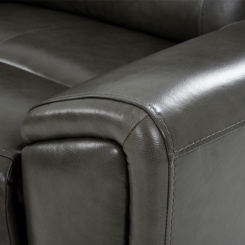 London Leather Power Reclining Sectional with 6PCS/2PWR  alternate image, 7 of 11 images.