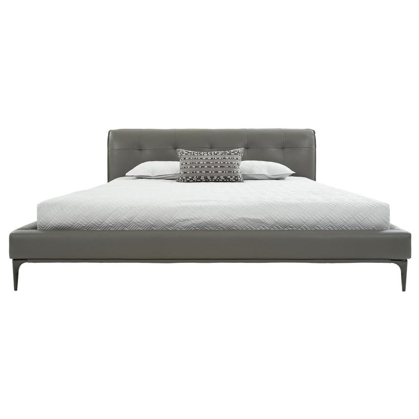 Kris Queen Leather Bed El Dorado Furniture