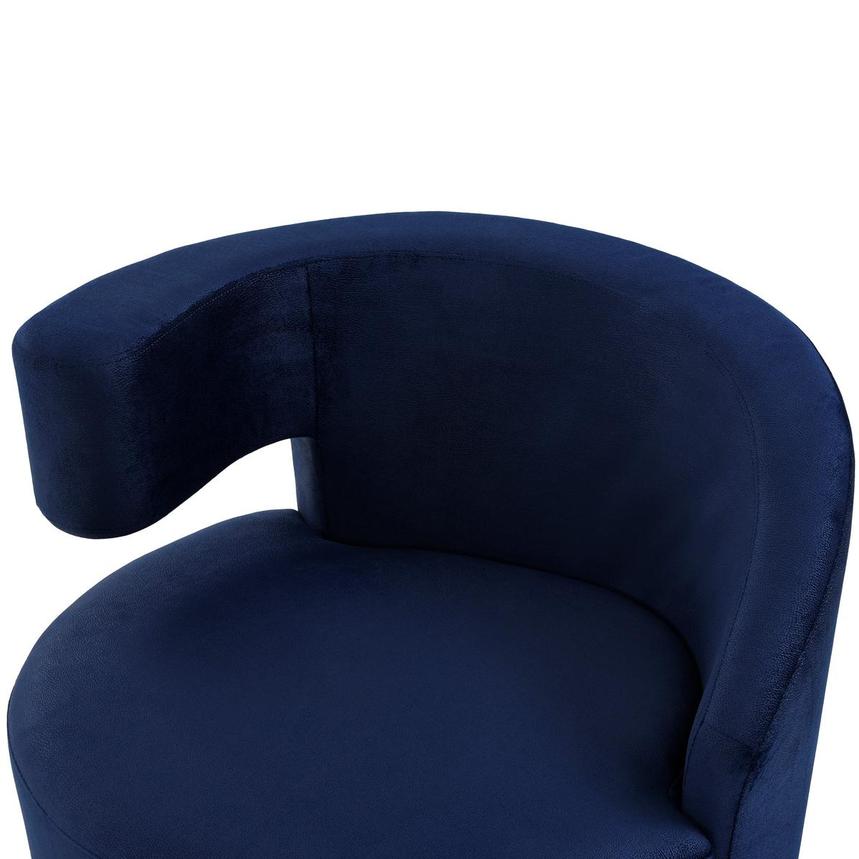 Okru II Dark Blue Accent Chair  alternate image, 5 of 8 images.