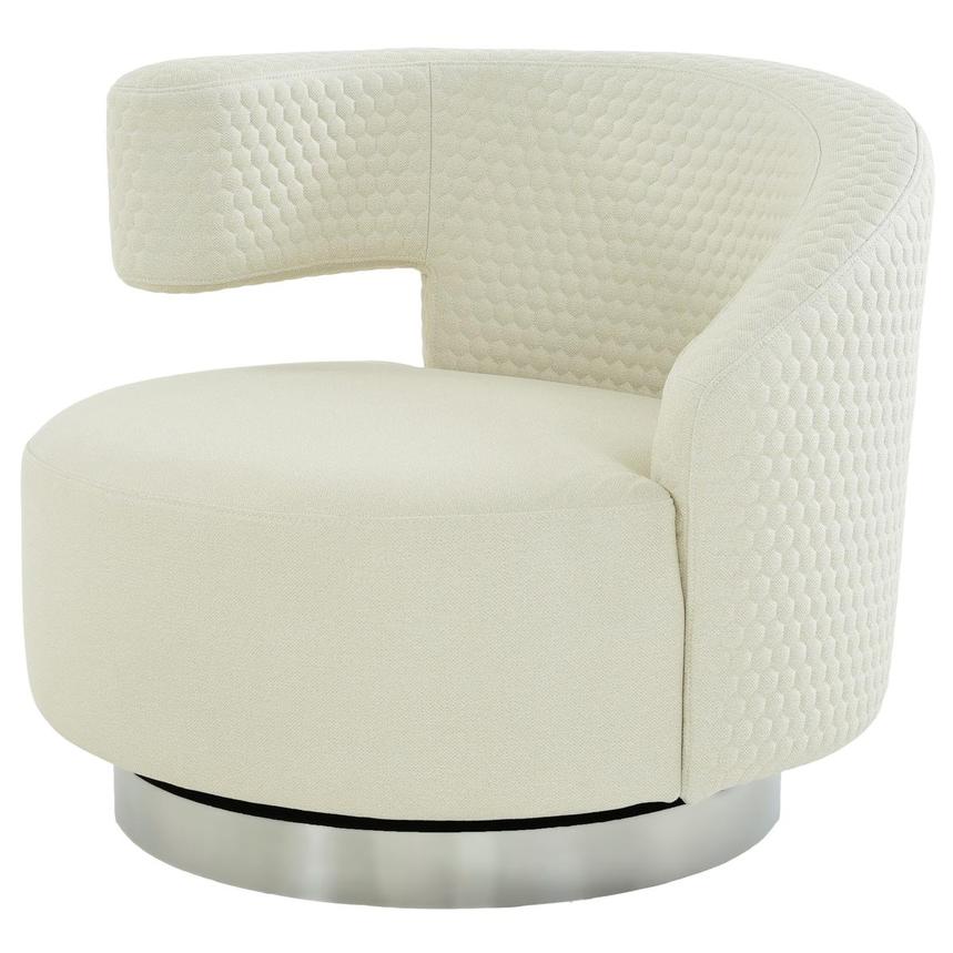 Okru II Cream Swivel Chair  alternate image, 2 of 9 images.