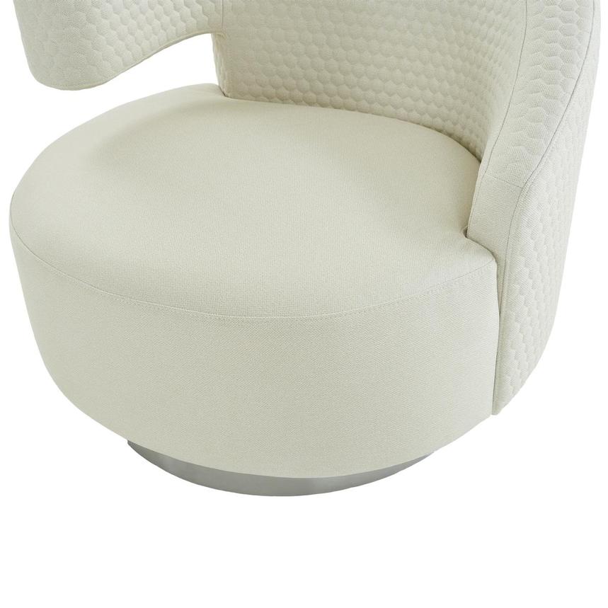 Okru II Cream Swivel Chair  alternate image, 7 of 9 images.