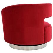 Okru II Red Accent Chair  alternate image, 4 of 8 images.